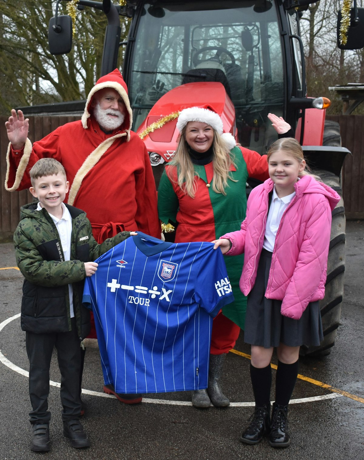Farmer Christmas reveals that he is, and always will be, a Tractor Boy